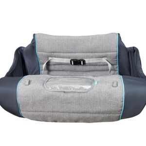 Gray and Blue Safety Seat with Modern Design